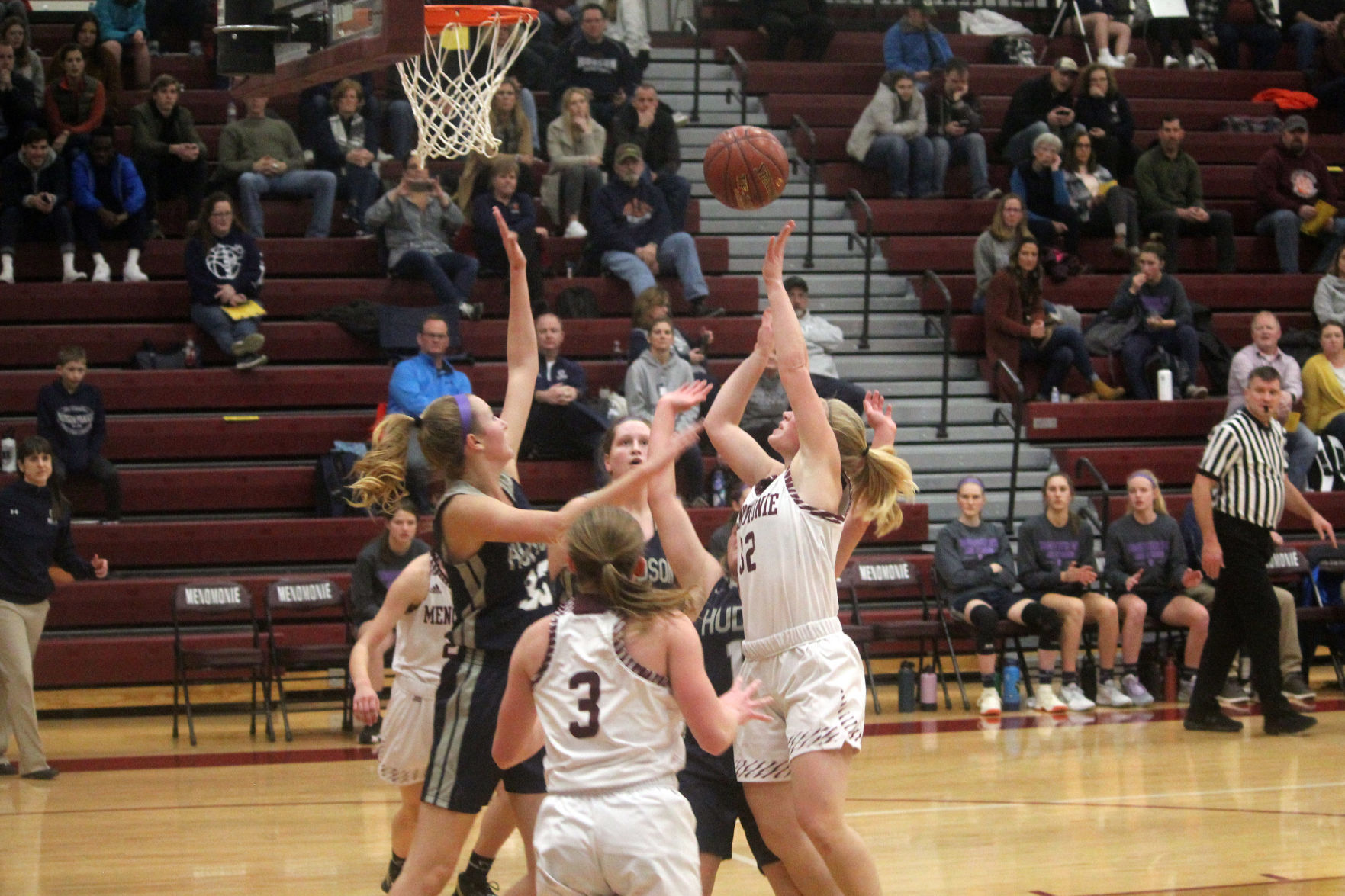 Hudson at Menomonie girls basketball 1-10-20
